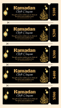Black List-based Ramadan Gift Coupon  Instagram Story template