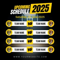 Black List-based Schedule Instagram Post template