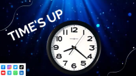 Black List-based Time's Up Digital Display (16:9) template