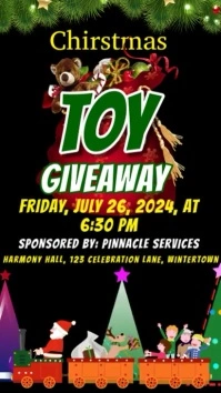 Black List-based Toy Giveaway Instagram Story template