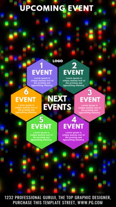 Black List-based Upcoming Event  Instagram Story template