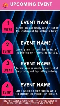 Black List-based Upcoming Event  Instagram Story template