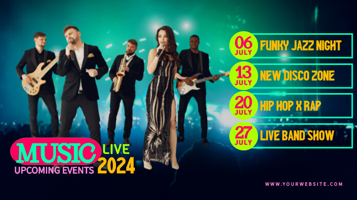 Black List-based Upcoming Events Pos Twitter Wpis na Twittera template