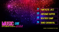 Black List-based Upcoming Events Pos Twitter template