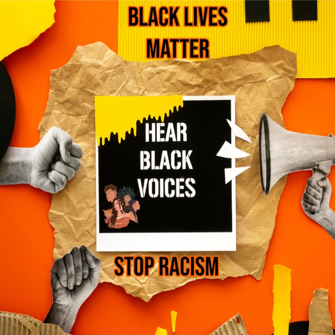End Racism Da Plantilla de black lives matter, stop racism template | PosterMyWall
