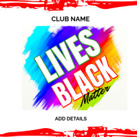 Black lives matter,social issues ,Human right Publicación de Instagram template