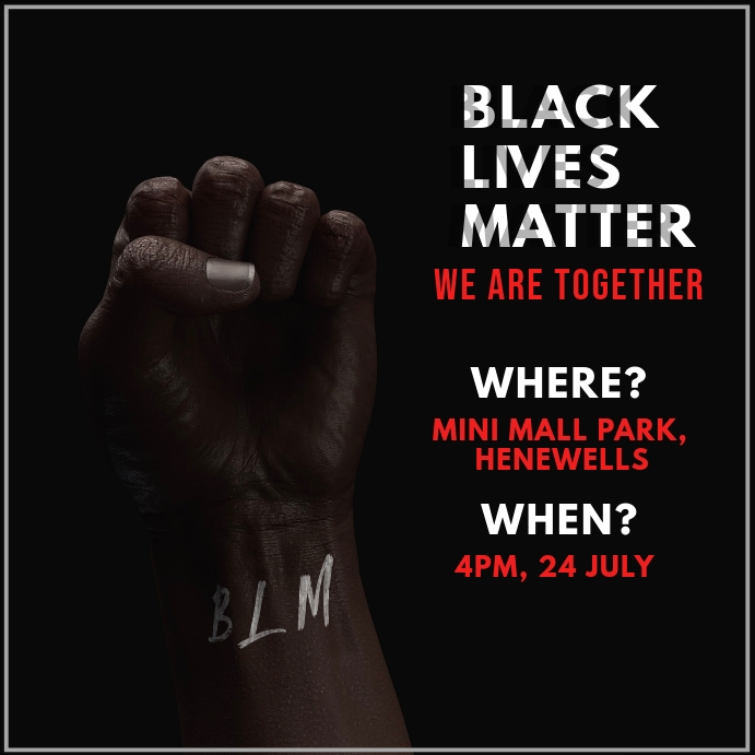 Black Lives Matter campaign Template | PosterMyWall