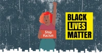 Black Lives Matter Campaign Image partagée Facebook template