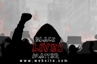 Black Lives Matter Campaign Instagram Post Cartel de 4 × 6 pulg. template