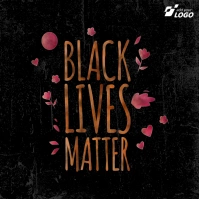 Black Lives Matter Campaign Instagram Post template