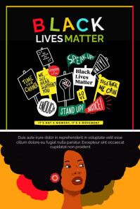 BLACK LIVES MATTER Template | PosterMyWall