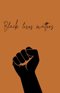 BLACK LIVES MATTER TEMPLATE Tabloid