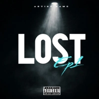 Black  Lost Mixtape Album Cover  Album Cover template