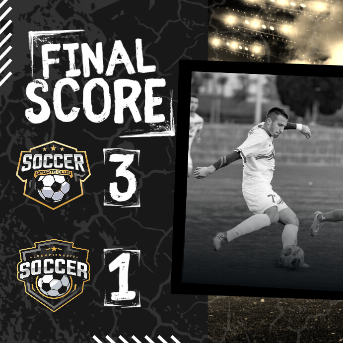 Black Maksimalis Final Score Pos Instagram template