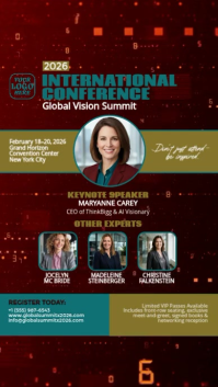 Schwarz International Conference Digitalt display Template