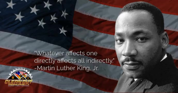 Black Martin Luther King, Jr Facebook Shared Image template