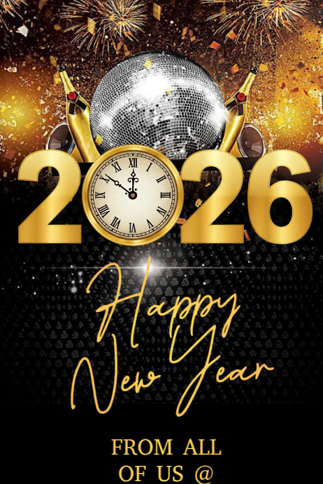 Black Maximalist 2026 Wish Poster Poster Template | PosterMyWall