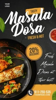 Black Maximalist 3d Masala Dosa Instagram Ree template