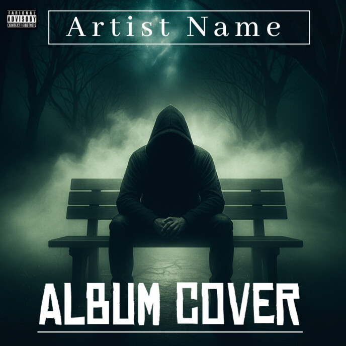 Black Maximalist A Album Cover Design Template | PosterMyWall