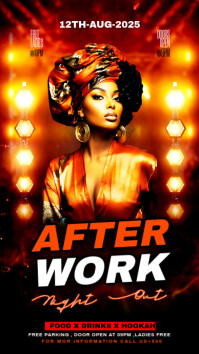 Black Maximalist After Work Party Instagram Story template