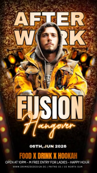 Black Maximalist After Work Party Instagram Story template