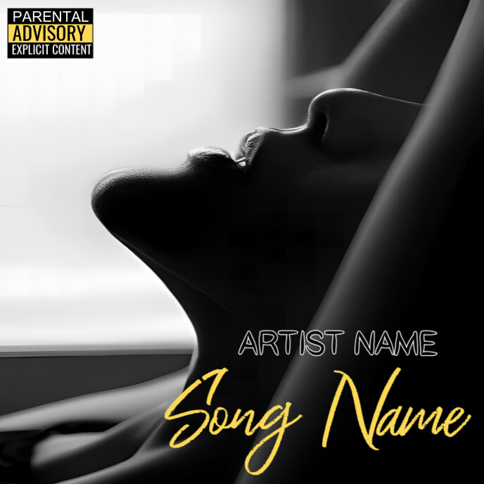 Black Maximalist Album Cover Album Cover Template | PosterMyWall