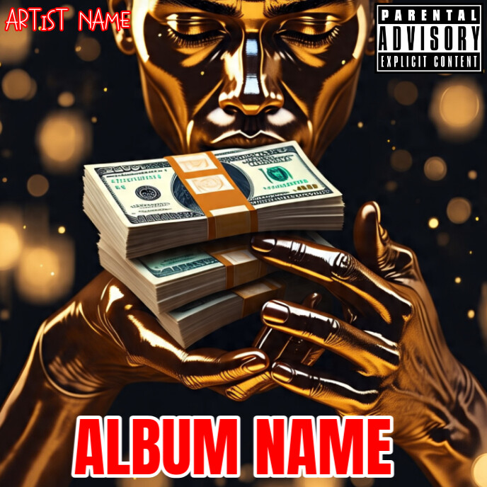 Black Maximalist  Album Cover ปกอัลบั้ม template
