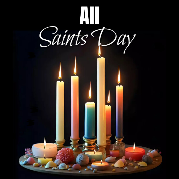 Plantilla de Black Maximalist All Saints Day Instagram Post | PosterMyWall