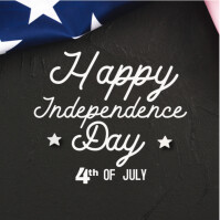 Black Maximalist America Independence Day 4th Of July  Instagram Post template