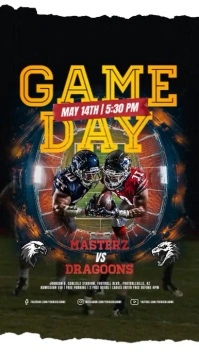 Maximalist American Football Instagram Template