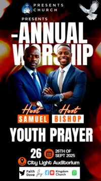 Black Maximalist Annual Worship Instagram Story template