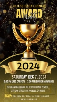 Black Maximalist Award Night Instagram Story template