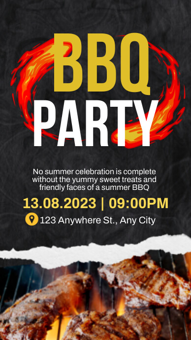 Friday Cookout Copy of Black Maximalist Barbecue Friday Cookout Part | PosterMyWall