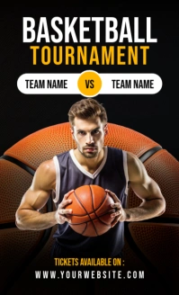 Black Maximalist Basketball Tournament Us Legal template