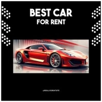 Black Maximalist Best Car Rental Template  Instagram Post