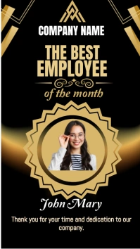 Black Maximalist Best Employee Of The Month I Indaba yaku-Instagram template