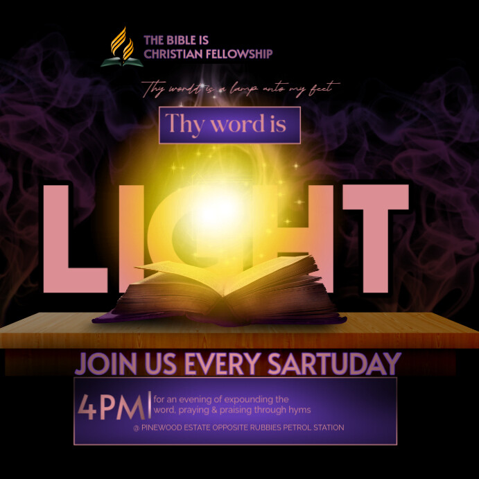 Black Maximalist Bible Study Instagram Post Template | PosterMyWall
