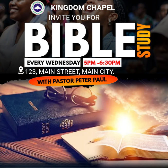 Copy of Black Maximalist Bible Study Invitation Instagram Post ...