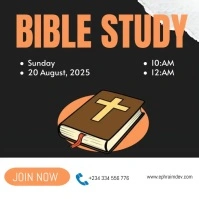 Black Maximalist Bible Study  Logo 徽标 template