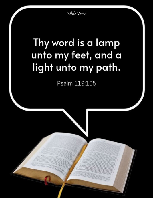 Copy of Black Maximalist Bible Verses Flyer (us Letter) | PosterMyWall