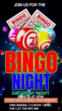 Black Maximalist Bingo Night  Instagram Story template