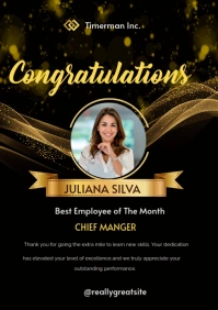 Black Maximalist Black  A4 template