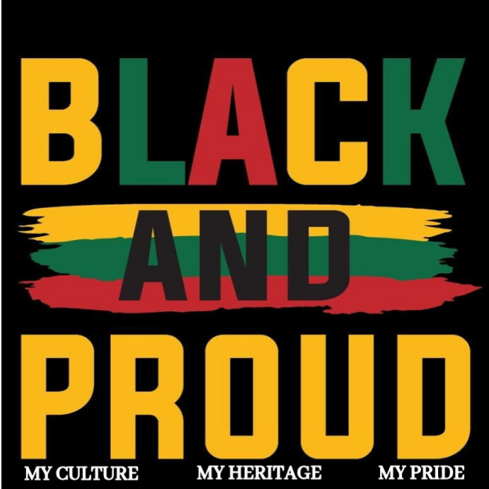 Copy of Black Maximalist Black And Proud Instagram Post | PosterMyWall