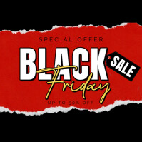 Black Maximalist Black Friday Deals  Instagram Post template