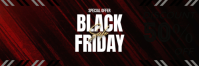 Schwarz Black Friday Sale Banner 2 × 6' Template