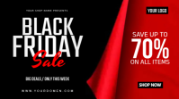 Black Maximalist Black Friday Sale Digital Display (16:9) template