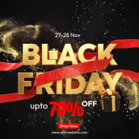 Black Maximalist  Black Friday Sale  Instagram Post template