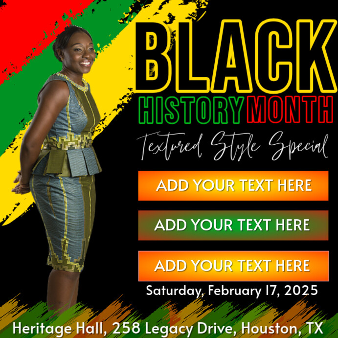 Copy of Black Maximalist Black History Instagram Post | PosterMyWall