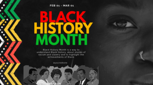 Black Maximalist Black History Month Digital Display (16:9) template