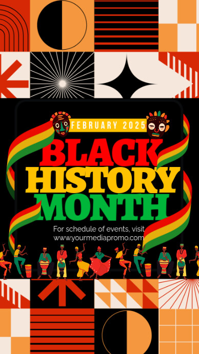 Copy of Black Maximalist Black History Month Event Instagram Story ...
